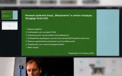 Pierwsze posiedzenie Grupy Roboczej „Wieprzowina” OS ESG